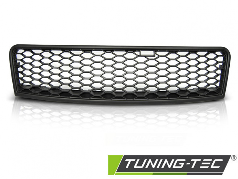 Upgrade Sportgrill / Kühlergrill für Audi A6 C5 (4B) 01-05 matt schwarz in Wabendesign